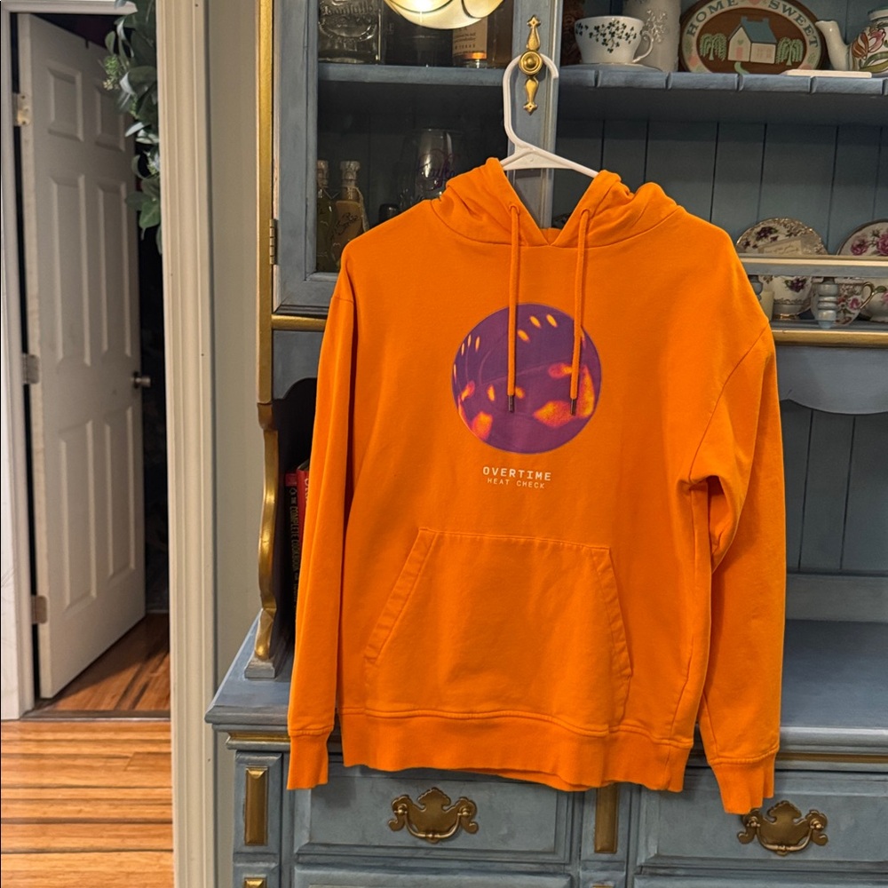 Orange Hoodie for Men - Picture 3 of 4